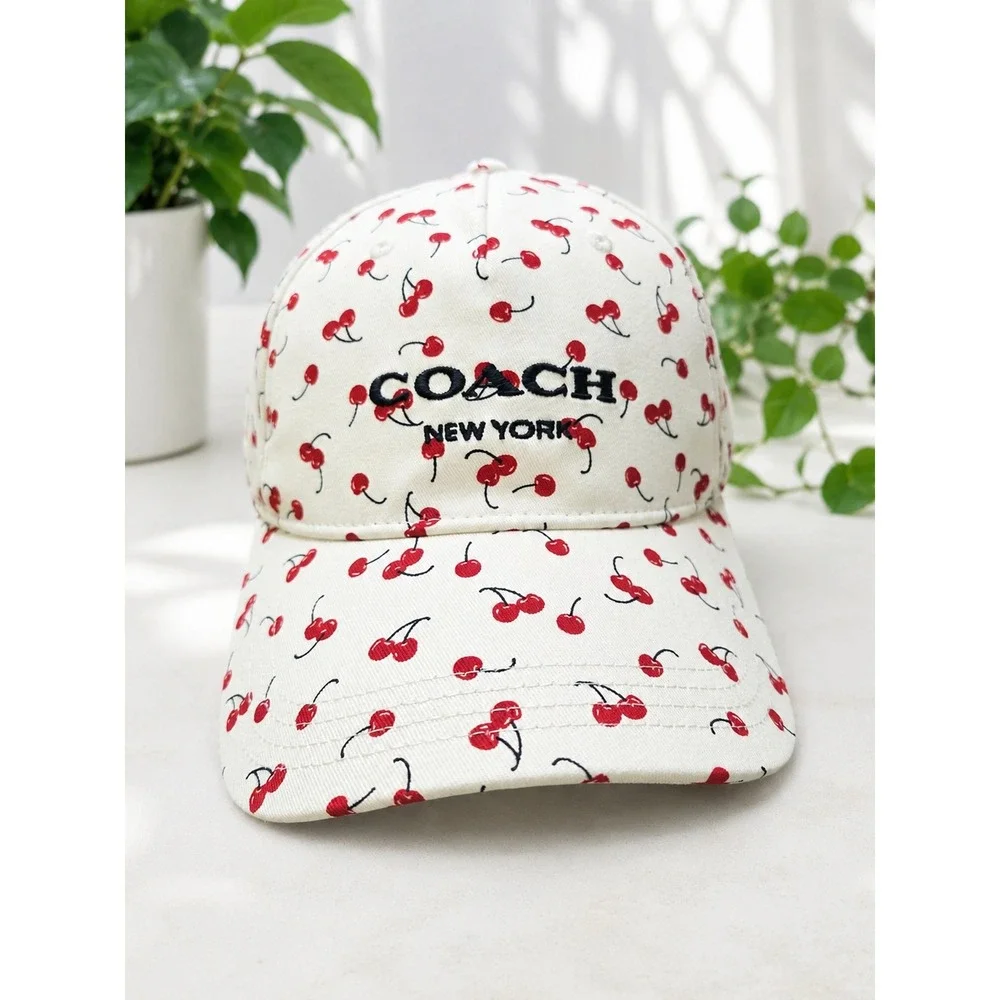Coach Micro Cherry baseball cap DEADSTOCK! NWT
